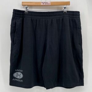 Under Armour Men’s Fitted Shorts Black Cotton Blend XXL